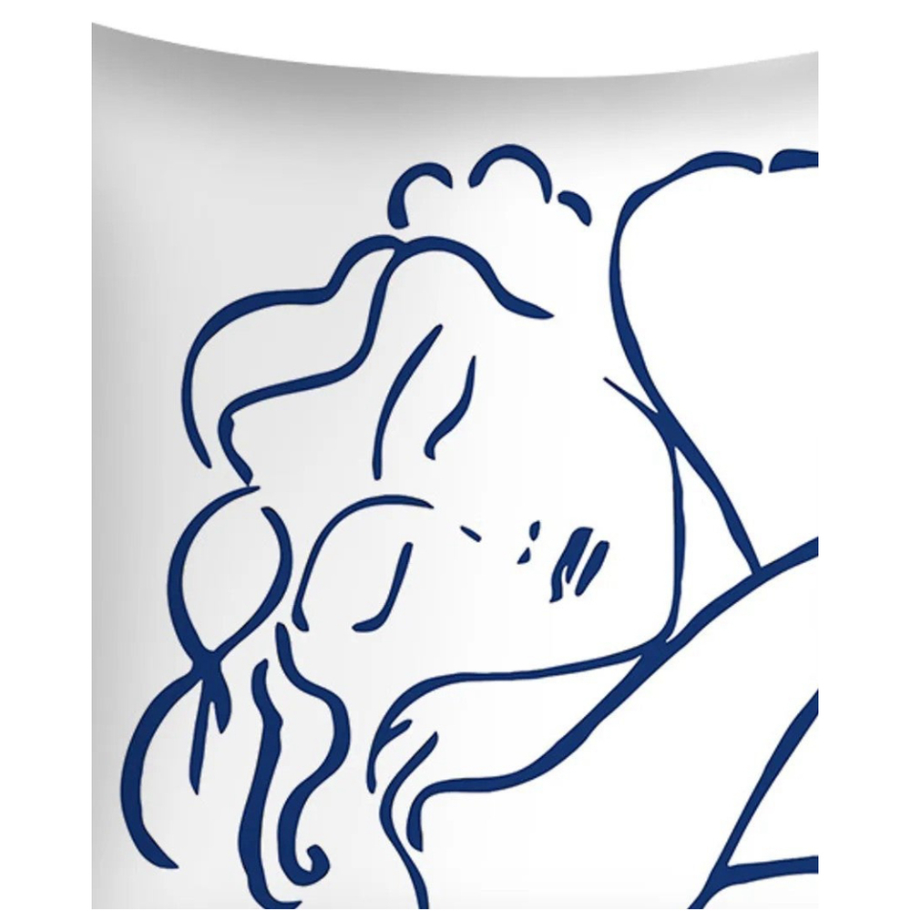 Abstract Lady Pattern Pillow Cover - Picture 2 of 3
